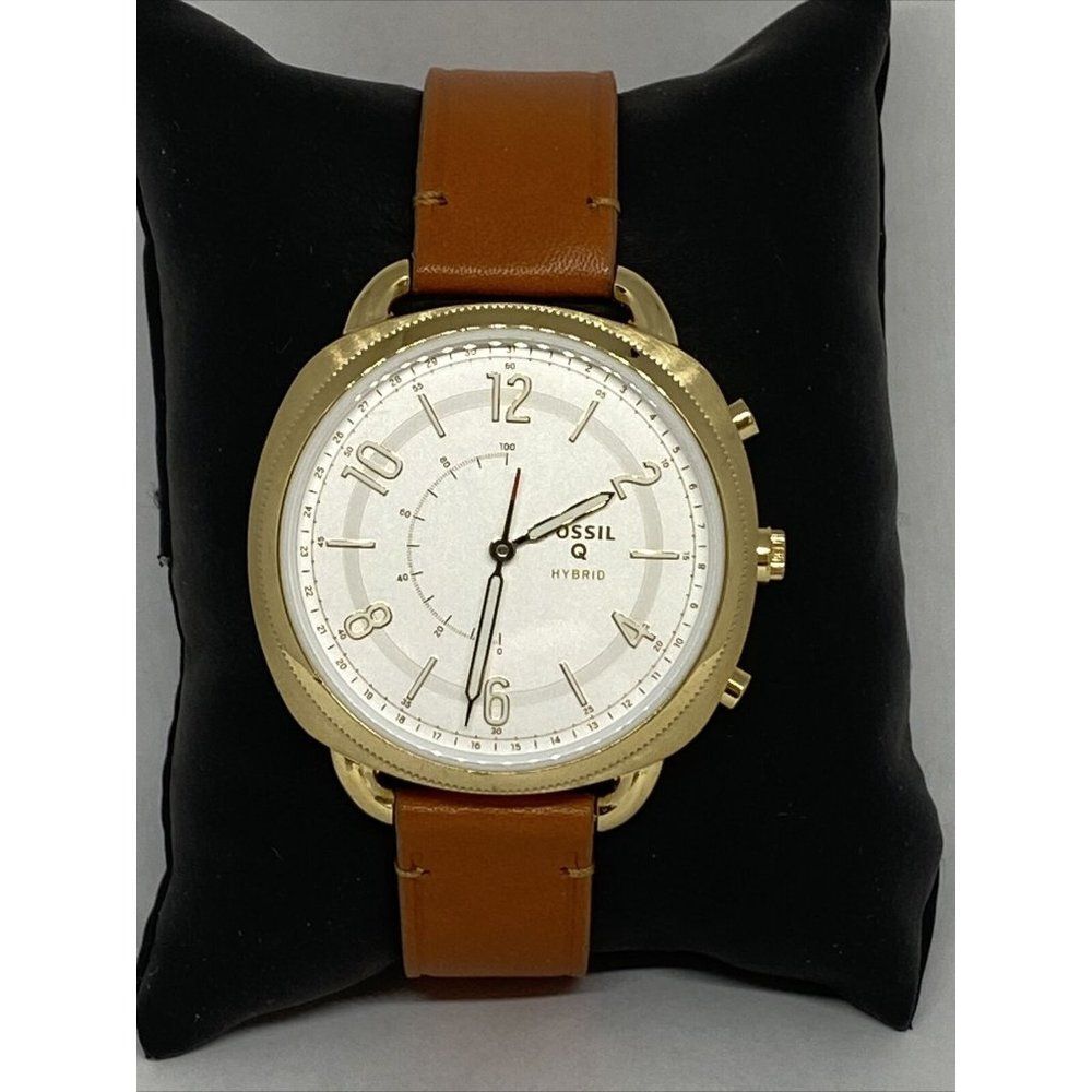 Fossil FTW1201 Women's Brown Leather Silver Analog